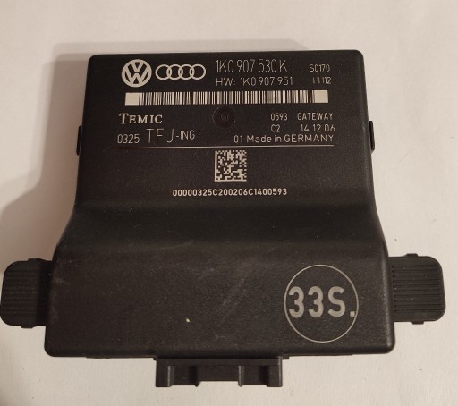 Zdjęcie oferty: VW EOS GOLF A3 8P modul Gateway 1K0 907 530K TEMIC