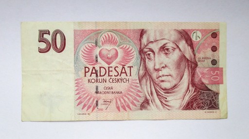 Zdjęcie oferty: 50 Koron 1997 r.  Czechy