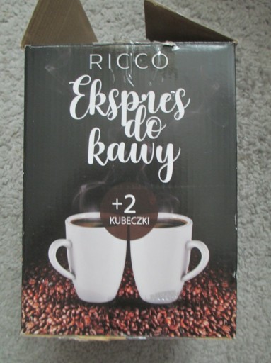 Zdjęcie oferty: Express do kawy przelewowy Ricco+2 kubki