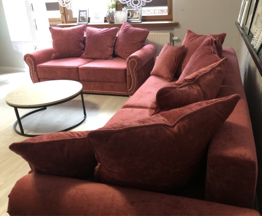 Zdjęcie oferty: Sofa sofy 2 + 3 glamour funkcja spania 