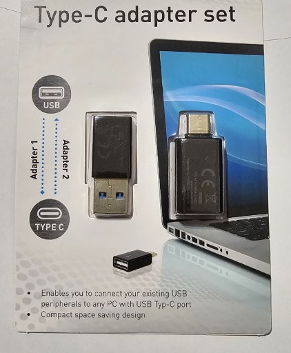 Zdjęcie oferty: Adapter USB A do USB C zestaw 2szt wersja USB 3.1