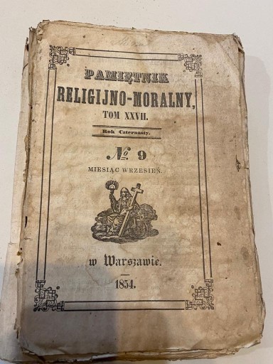 Zdjęcie oferty: Pamiętnik Religijno-Moralny, 1854