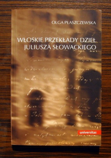 Zdjęcie oferty: Włoskie przekłady dzieł Juliusza Słowackiego 