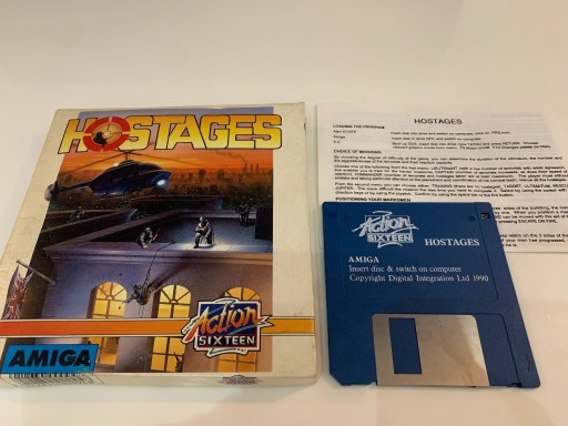 Zdjęcie oferty: Hostages Amiga Dyskietka 3.5” Komplet