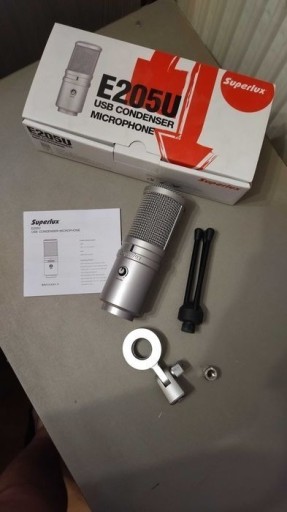 Zdjęcie oferty: Mikrofon Superlux E205U pojemnościowy kardioidalny