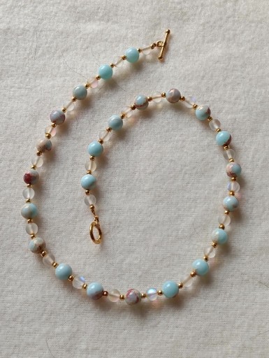 Zdjęcie oferty: Naszyjnik z aragonitu i opalitu