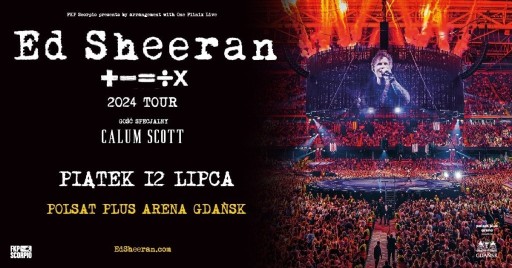 Zdjęcie oferty: ED SHEERAN bilety koncert Gdańsk 12.07.2024 