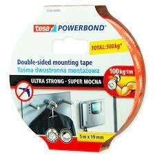 Zdjęcie oferty: Taśma dwustronna POWERBOND STRONG TESA 5mx19mm