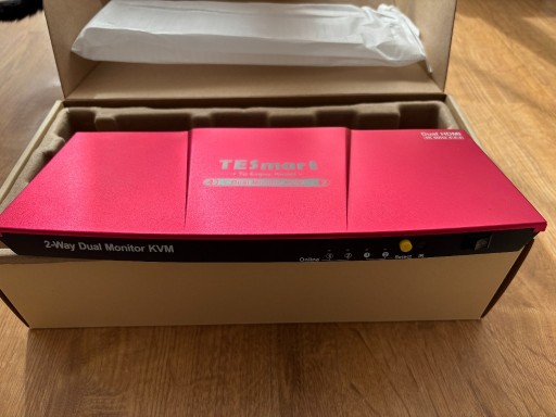 Zdjęcie oferty: TESmart HDMI KVM Switch 2 Port Dual Monitor 4K60Hz