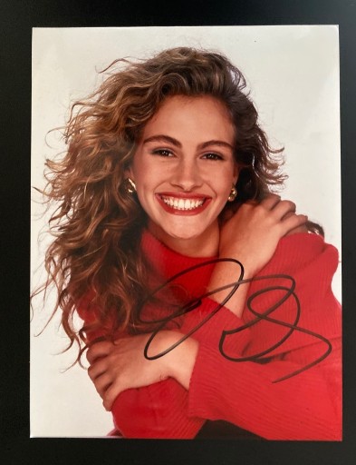 Zdjęcie oferty: Autografy_pl Julia ROBERTS autograf fotografia