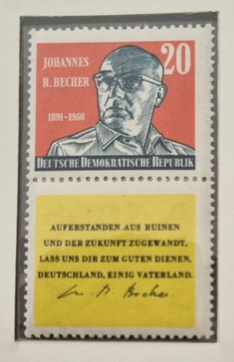 Zdjęcie oferty: Niemcy NRD 1959 R. Becher z przywieszką idealny