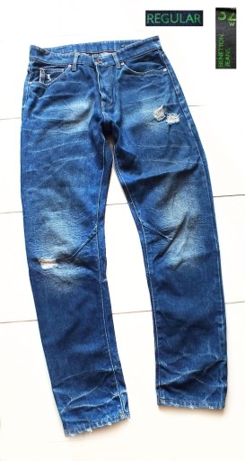 Zdjęcie oferty: Benetton Jeans świetne lekko starzone dżinsy r.M