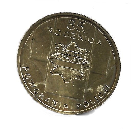 Zdjęcie oferty: 2 zł. POWOŁANIE POLICJI - MENNICZA  2004 r.NG.222.