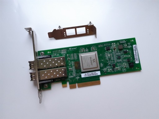 Zdjęcie oferty: Karta QLogic PCI-E x8 QLE2562-F ISP2532 2x SFP+ FC 8Gb niski/wysoki profil