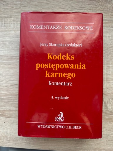 Zdjęcie oferty: Kodeks karny komentarz