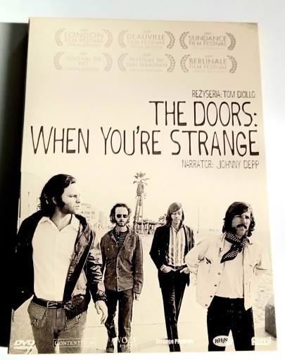 Zdjęcie oferty: THE DOORS - WHEN YOU'RE STRANGE  DVD 