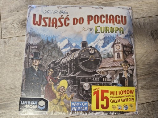 Zdjęcie oferty: Wsiąść do pociągu -Europa, familijna gra planszowa, Rebel, 8+, 2-5 graczy