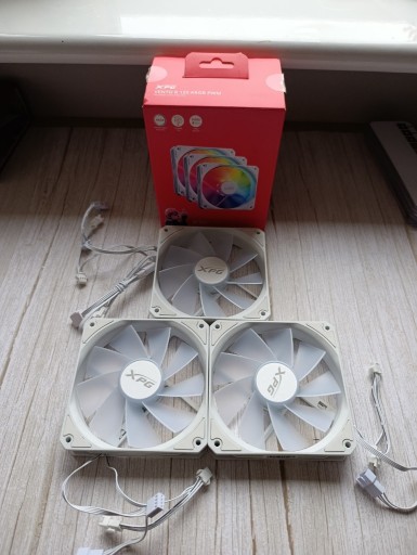 Zdjęcie oferty: Wentylator XPG Vento 120 ARGB PWM Biały 3-pack