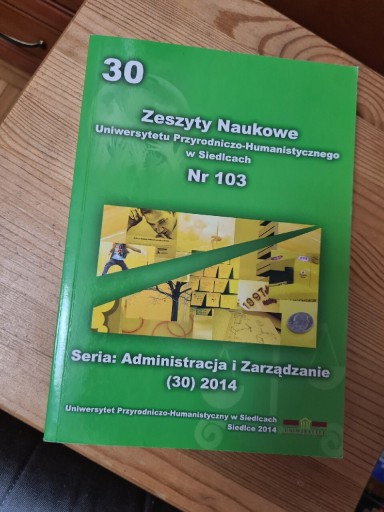 Zdjęcie oferty: Zeszyty Naukowe Uniwersytetu Przyrodniczo-Human ~