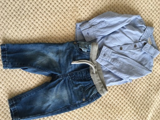 Zdjęcie oferty: Koszula i jeansy roz 68
