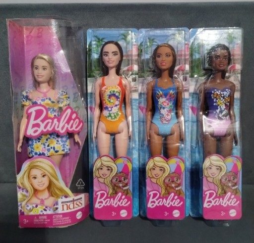 Zdjęcie oferty: Lalka Barbie zestaw 4szt. Lalki Barbie