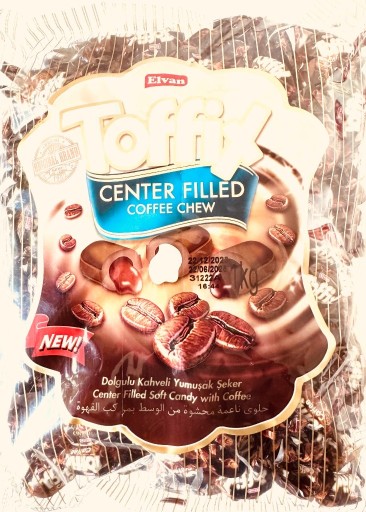 Zdjęcie oferty: CUKIERKI TOFFIX CENTER FILLED COFEE CHEW 1 KG  /ELVAN/