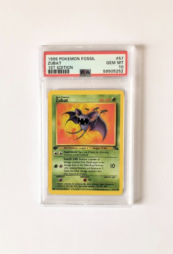 Zdjęcie oferty: PSA 10 Pokemon Zubat 1999 Fossil 57/62 1st edition