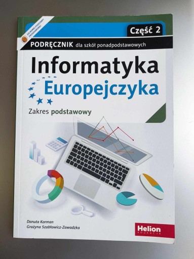 Zdjęcie oferty: Podręcznik Informatyka Europejczyka cz 2 