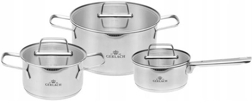 Zdjęcie oferty: Gerlach Ambiente 6 Zestaw Garnków  6 elementów 