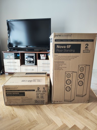 Zdjęcie oferty: Nowy zestaw kolumn Pure Acoustics NOVA 6 5.0