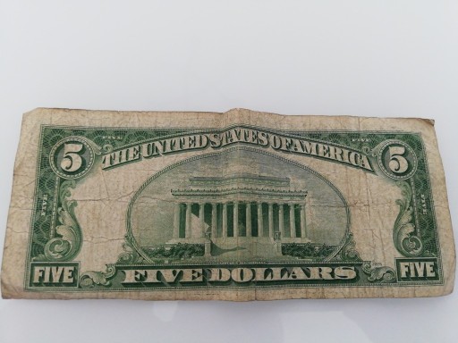 Zdjęcie oferty: Banknot 5 $ USA 1953 Legal Tender Note