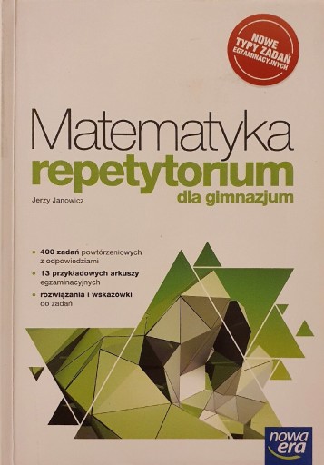 Zdjęcie oferty: Matematyka repetytorium Nowa Era 400 zadań