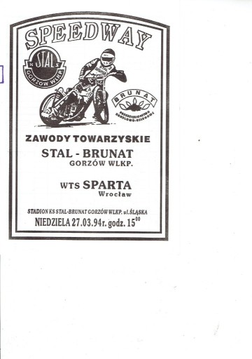 Zdjęcie oferty: TOW. Stal G.- Sparta Wr. 1994 r