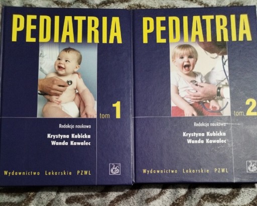 Zdjęcie oferty: Pediatria 2 tomy K. Kubicka W. Kawalec