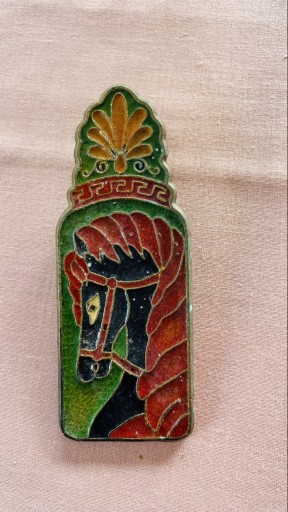 Zdjęcie oferty: Klips do papieru materiał brąz