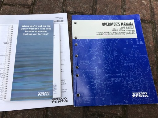 Zdjęcie oferty: Książka techniczna Operator`s manual Volvo Penta 