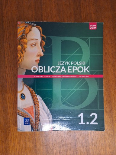 Zdjęcie oferty: Podręcznik j. polski 1.2 Oblicza epok LO zakr podst i rozszerz WSiP