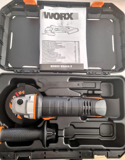 Zdjęcie oferty: WORX SZLIFIERKA KĄTOWA  WX803 125mm AKUMULATOROWA