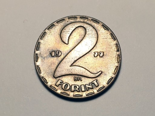 Zdjęcie oferty: Węgry - Moneta 2 forinty forint - 1977