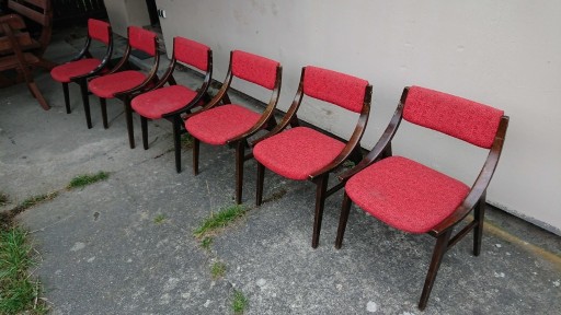 Zdjęcie oferty: 6 krzeseł PRL Skoczek / J.Kędziorek