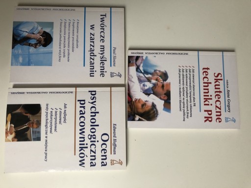 Zdjęcie oferty: Zestaw 3 książek - psychologia biznesu