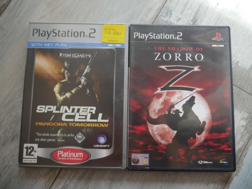 Zdjęcie oferty: PS2 Zorro Splinter cell pandora tomorrow