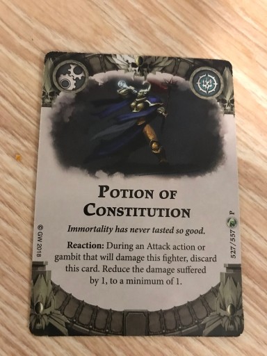 Zdjęcie oferty: Wh Underworlds Potion of Constitution alte karta