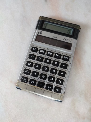 Zdjęcie oferty: Stary kalkulator Beta 2 Solar Vintage