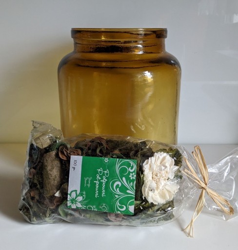 Zdjęcie oferty: Szklany Słój 5l dekoracyjno użytkowy miodowy susz