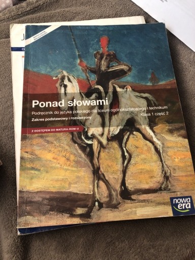 Zdjęcie oferty: Podręcznik z Języka Polskiego - "Ponad Słowami"cz2