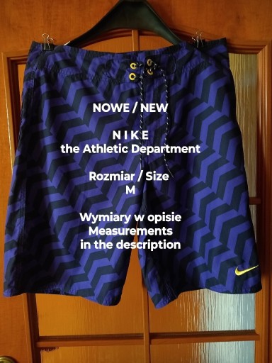 Zdjęcie oferty: NOWE  Nike  Męskie szorty na lato / kąpielówki, M