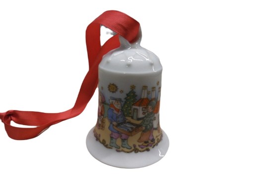 Zdjęcie oferty: Dzwonek świąteczny porcelana HUTSCHENREUTHER 1994