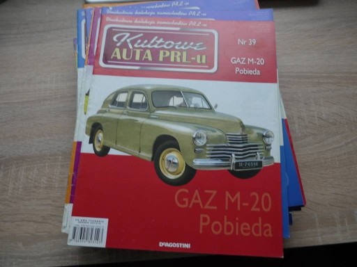 Zdjęcie oferty: GAZ M-20 POBIEDA KULTOWE AUTA PRL-u NR 39 GAZETKA