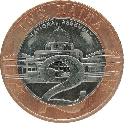 Zdjęcie oferty: Nigeria 2 naira 2006, KM#19